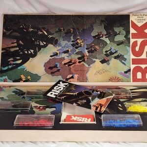 Vintage RISK Board Game 1980 Parker Brothers World Conquest Complete
